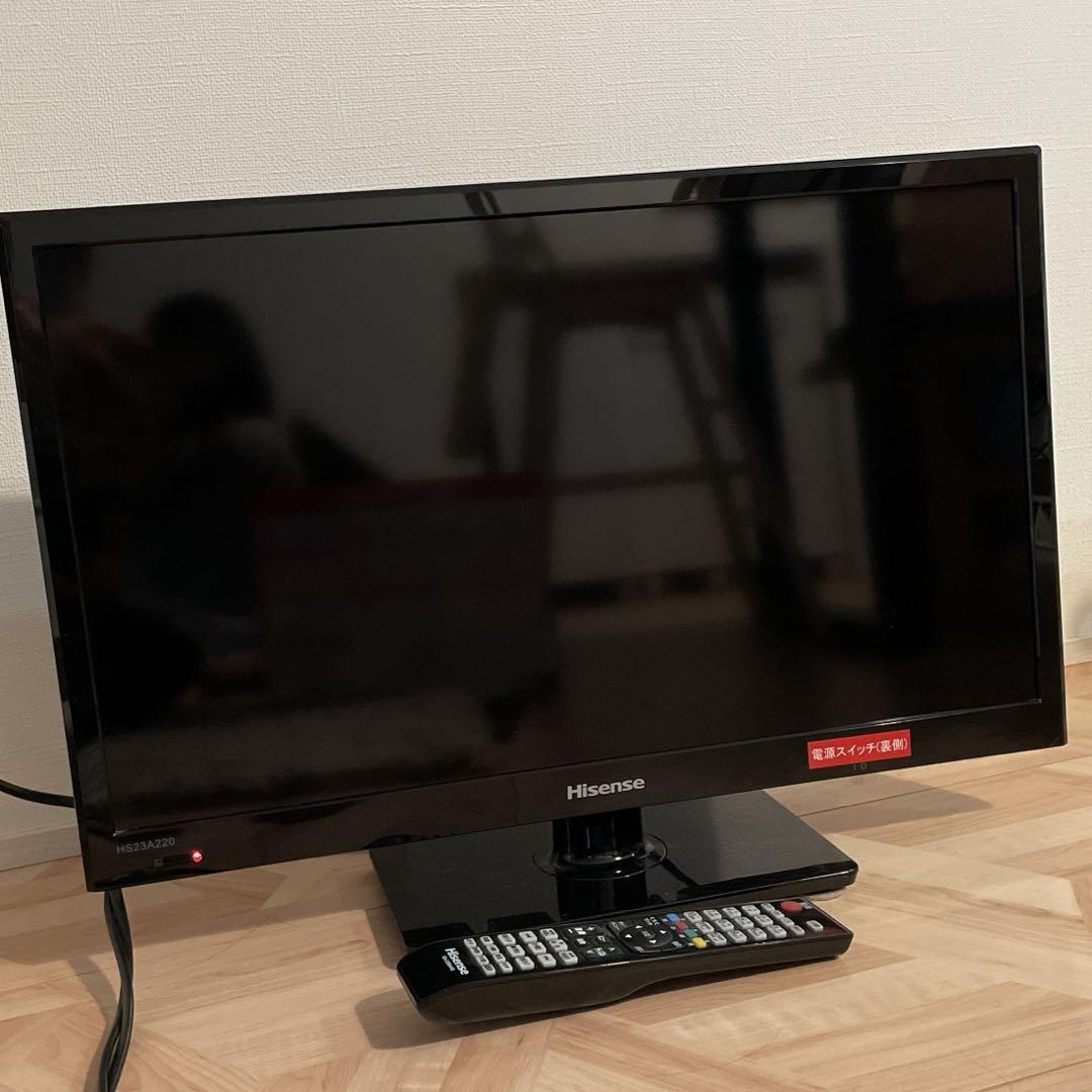 Hisense 23インチ ハイビジョンLED液晶テレビ リモコン付き