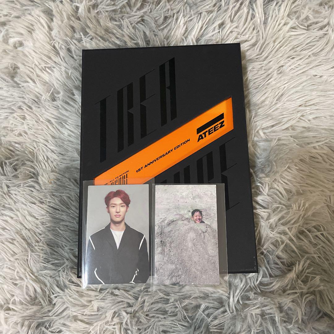 ATEEZ ミンギ 幼少期 トレカ ATEEZ ソンファ anniversary 証明写真