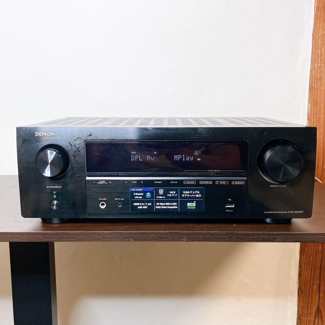 5.2 ○DENON AVR-X550BT avアンプ 5.1ch Denon