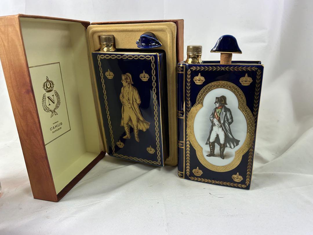 未開栓 カミュ ナポレオン ブック 青 700ml 2本　コルクキャップあり コルクキャップあり 未開栓 カミュ ナポレオン ブック 青 700ml