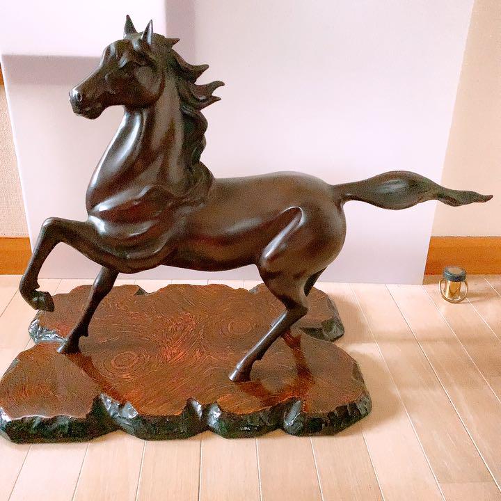 高岡銅器　銅製馬　干支 馬 午 うま　美術鋳物 高岡銅器 銅製馬 干支 馬 午 うま 美術鋳物