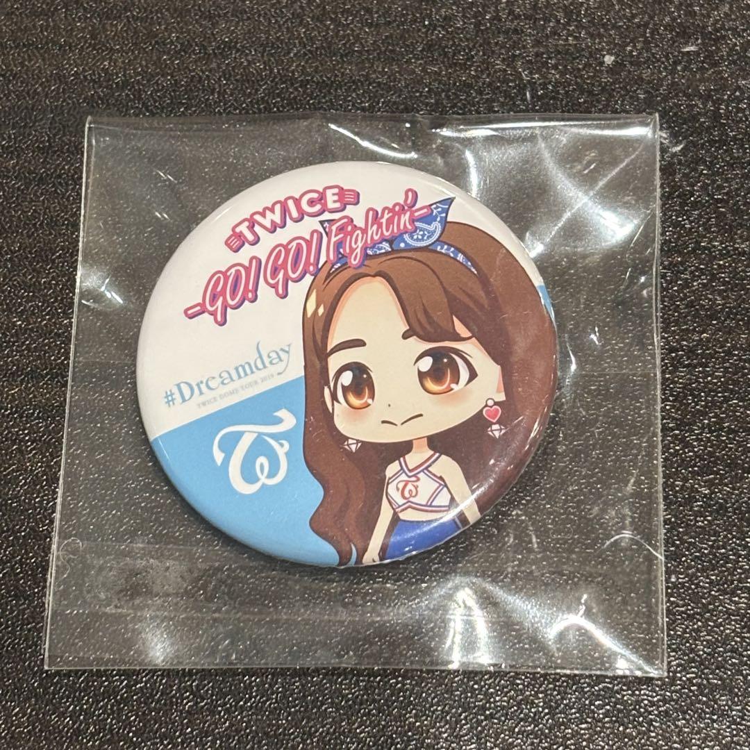 ONCE TWICE 缶バッジ GO! GO! Fighting! ナヨン タレントグッズ