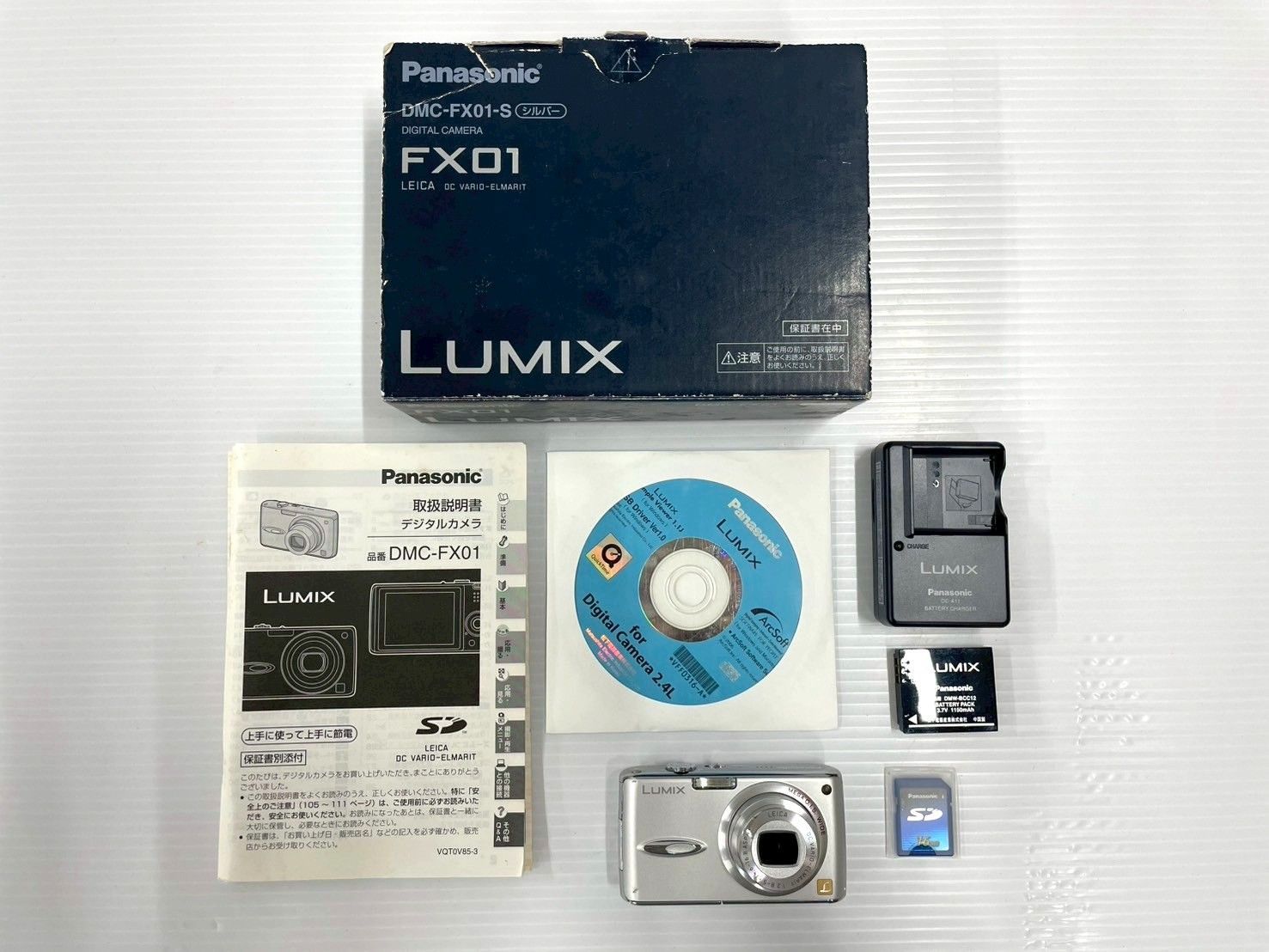 LUMIX デジタルカメラ DMC-FX01 ジャンク品 Panasonic・LUMIX DMC-FX01