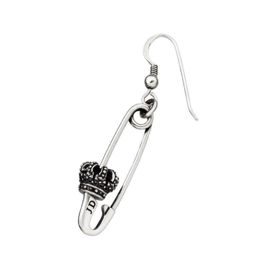 ジャスティンデイビス　安全ピンピアス　クラウン JUSTIN ジャスティンデイビス 安全ピンピアス クラウン Earring