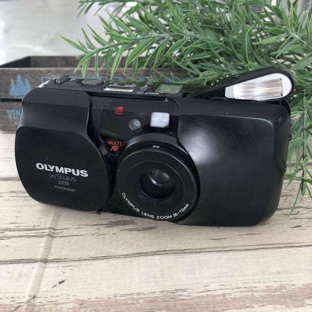 OLYMPUS ♾️Stuylus ZOOM PANORAMA コンパクトフィルム 動作OK】OLYMPUS カメラ ∞ stylus ZOOM PANORAMA Olympus