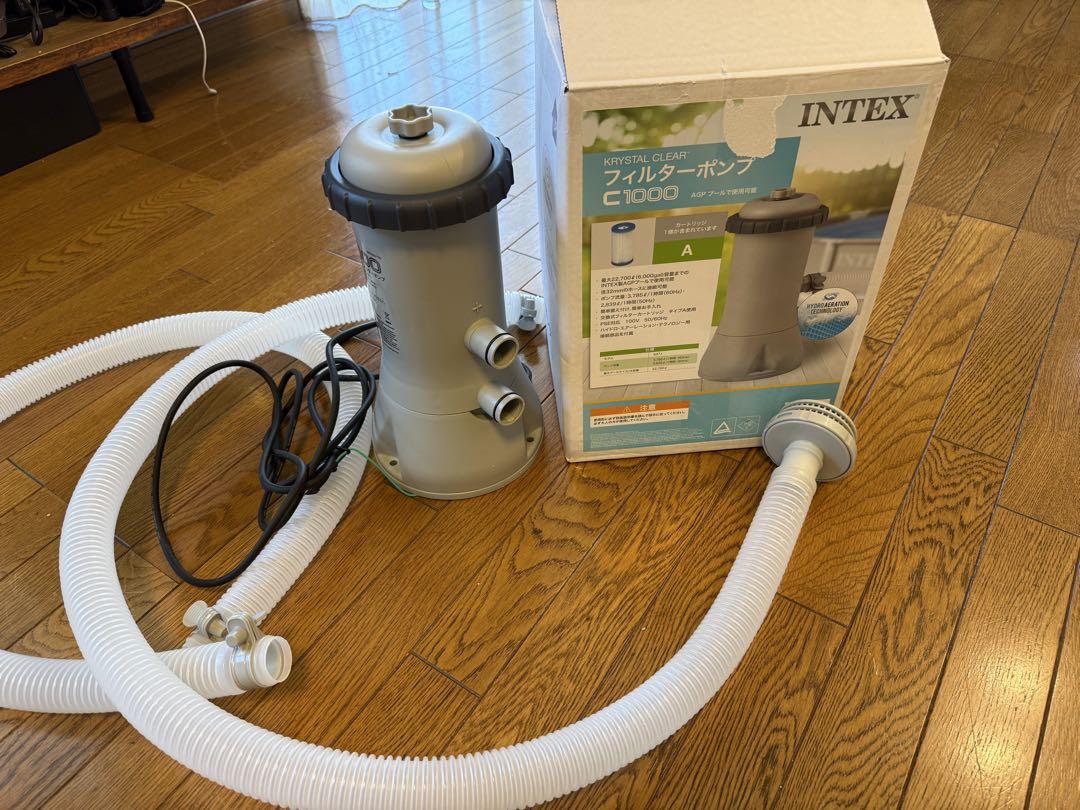 【新品未使用】INTEX フィルターポンプC1000 美品】INTEX プール用フィルターポンプC1000 - メルカリ