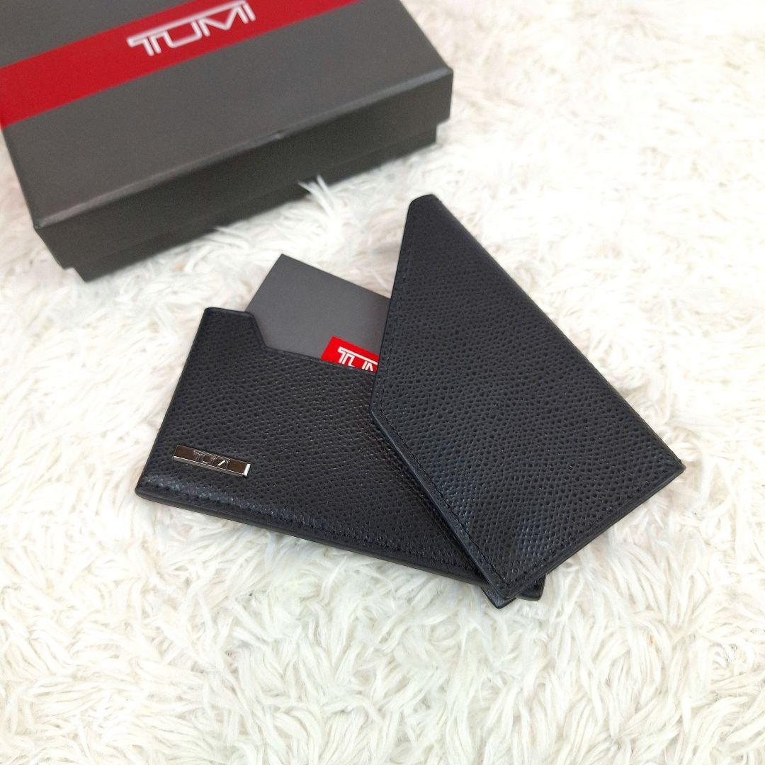 TUMI 名刺入れ ブラック TUMI 名刺入れ ALPHA ガセット・カード・ケース メンズ