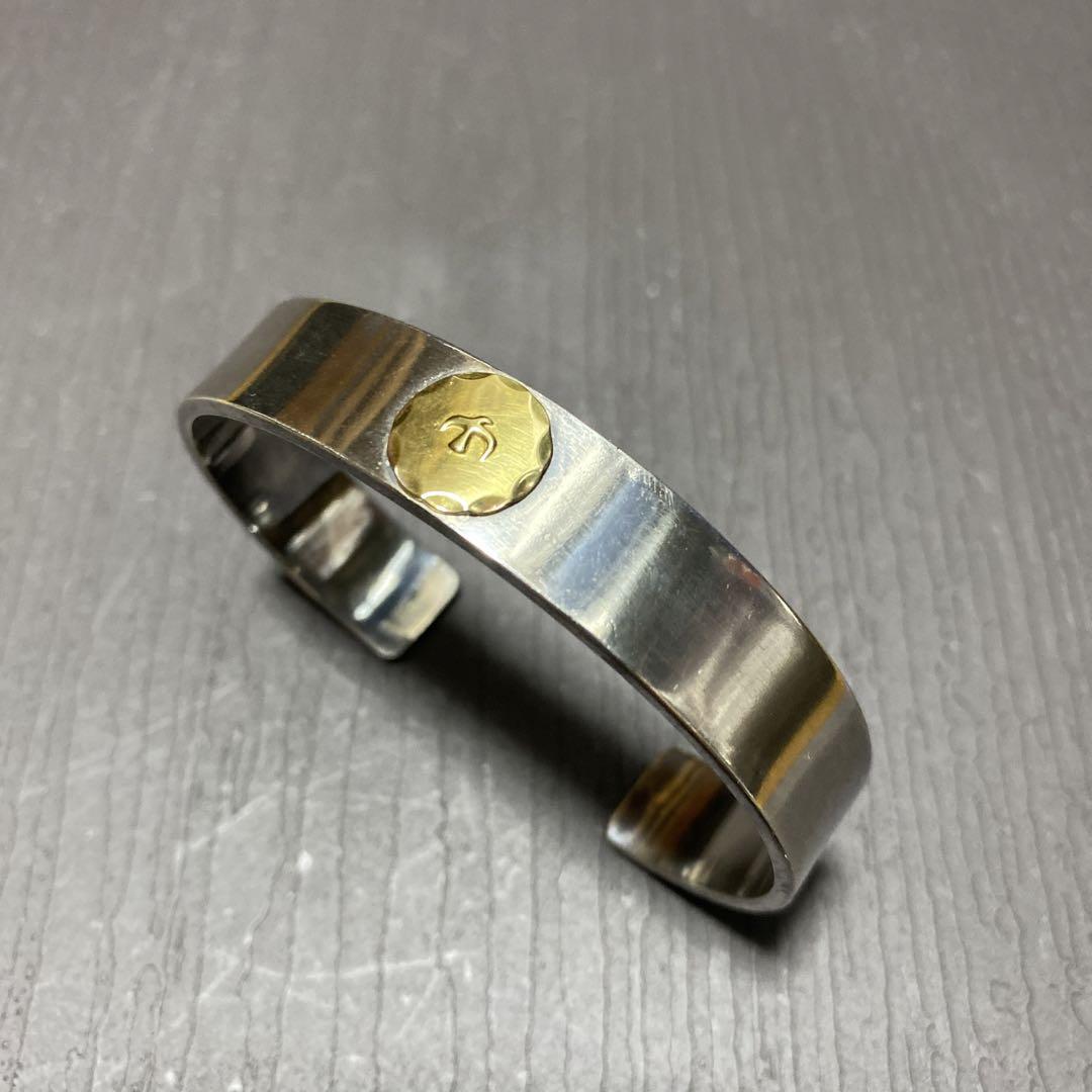 GOD SUNS 平打ち K18YG ローズメタル付き 8mm板 指輪 25号