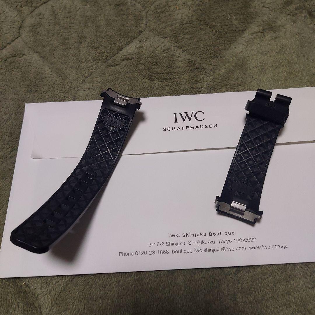 IWC ヴィンテージアクアタイマー　純正　ラバーベルト IWC IWC 純正 アクアタイマー用 ラバーバンド ブラック ラバー