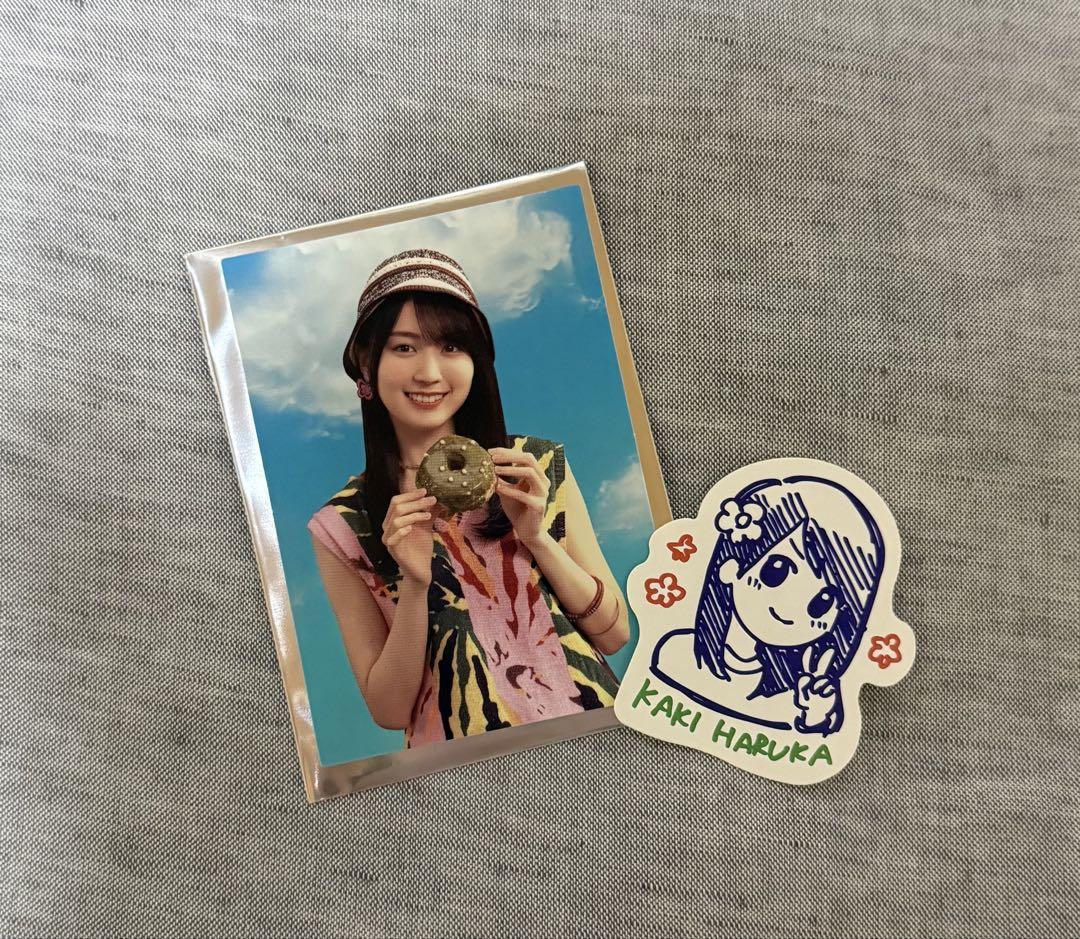 賀喜遥香 似顔絵ステッカー・コースター 乃木カフェ nogicafe　乃木坂46 乃木坂46 賀喜 遥香 似顔絵 ステッカー NOGI CAFE シール - メルカリ
