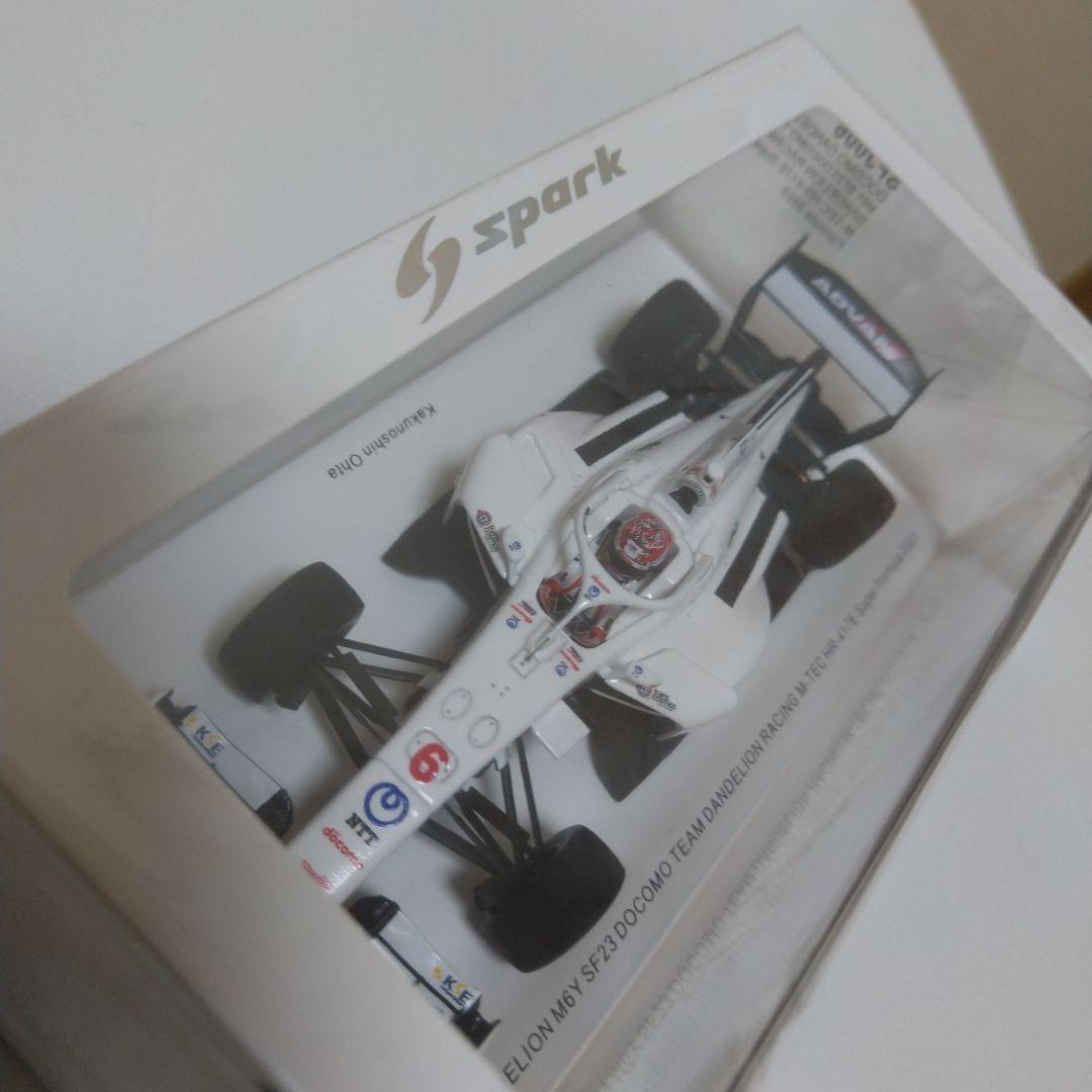ミニカー DOCOMO Team Dandelion Racing M6Y SF23 1/43 Spark 2024 Super Formula DOCOMO TEAM DANDELION SF23 No