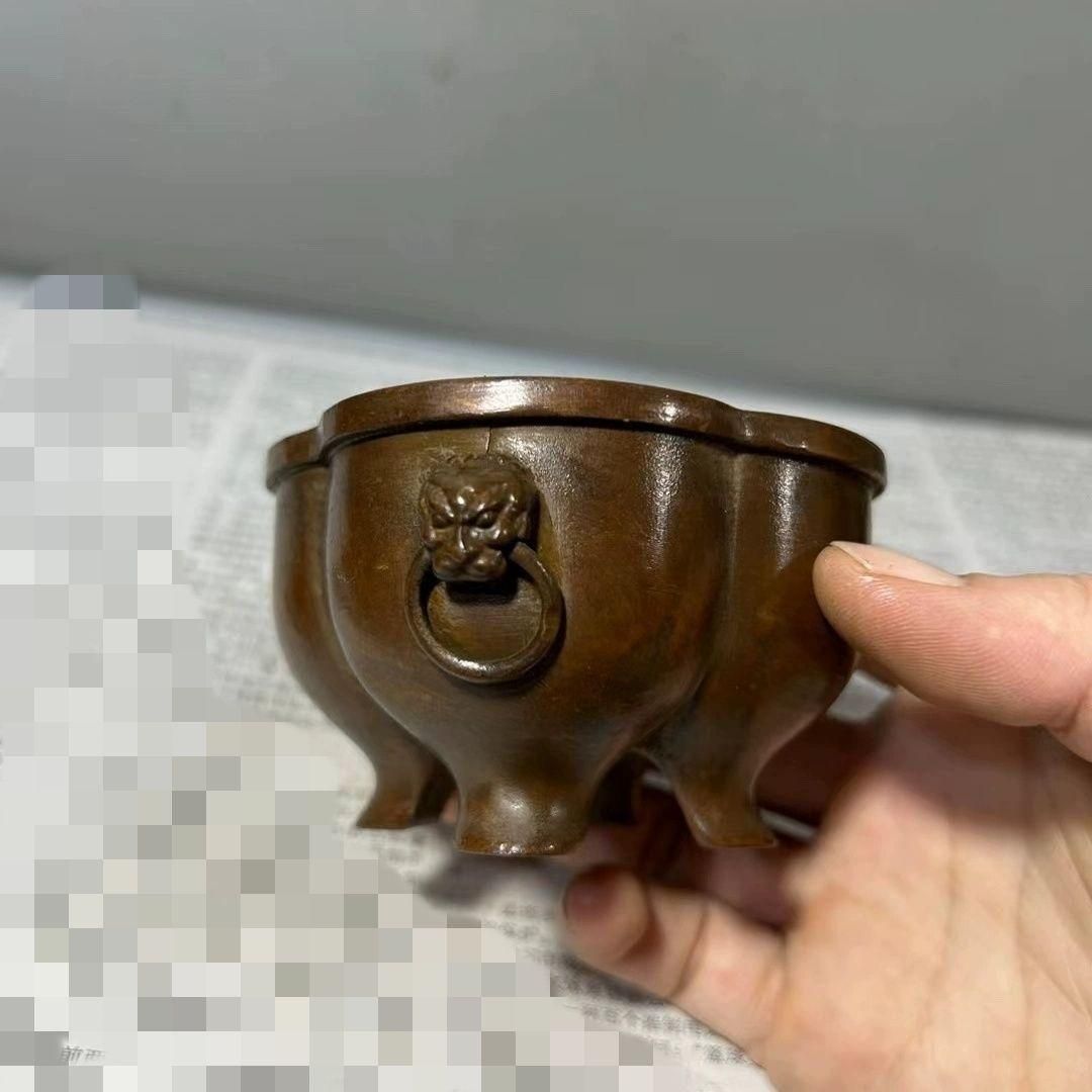 三足龍紋香炉 焼香香炉 茶道香炉 仏具 銅製品 装飾品 工芸品 置物 三足龍紋香炉 焼香香炉 茶道香炉 仏具 銅製品 装飾品 工芸品