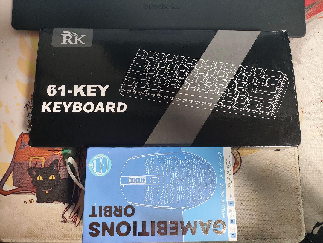 ゲーミングRkキーボード黒色+Orbit マウス Bluetooth ゲーミングRkキーボード黒色+Orbit マウス Logicool