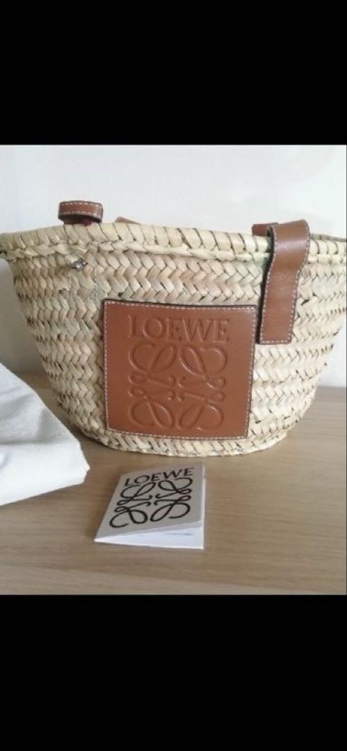 LOEWE ロゴ入りかごバッグ LOEWE ロエベ かごバッグ トートバッグ かご バッグ ロゴ かご