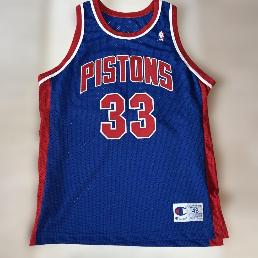 NBA グラント・ヒル HILL #33 PISTONS ユニフォーム ☆未使用品 NBA グラント・ヒル ユニフォーム HILL #33
