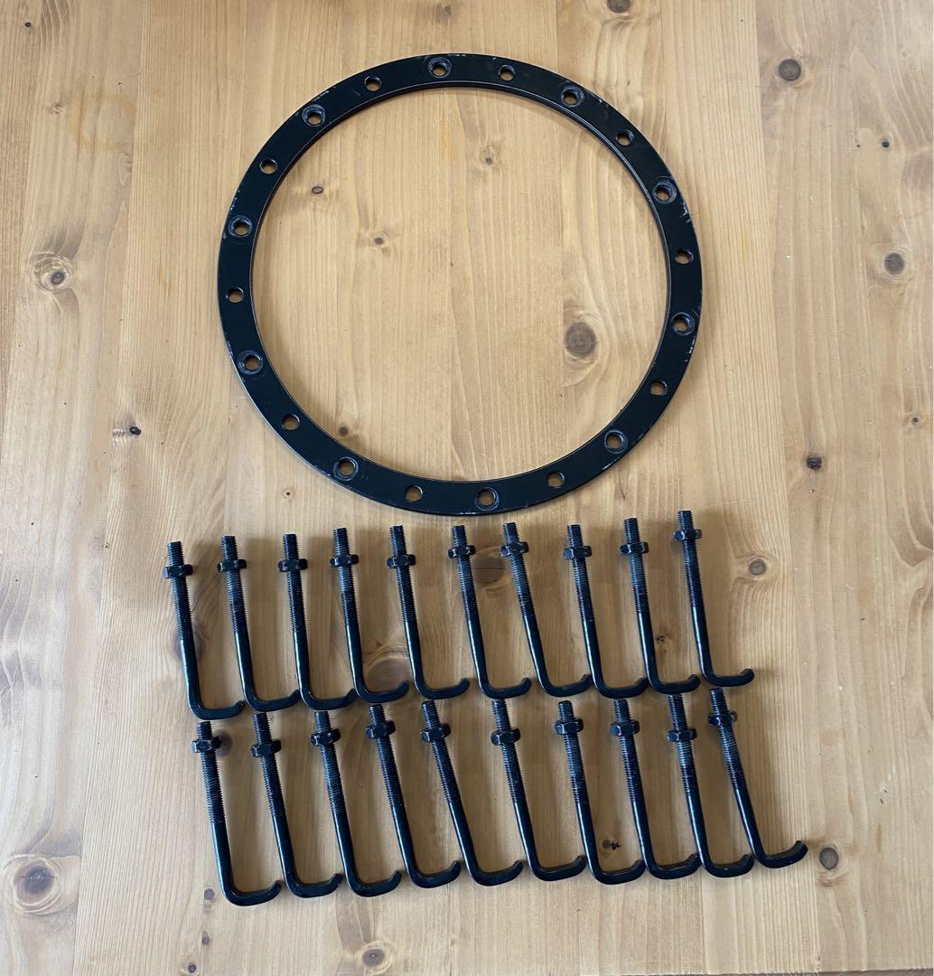 締太鼓　ボルト締　バチ　スタンド付き　和太鼓 締太鼓35cm（ボルト締め・あわせ胴） 鉄製座り台座セット【1707