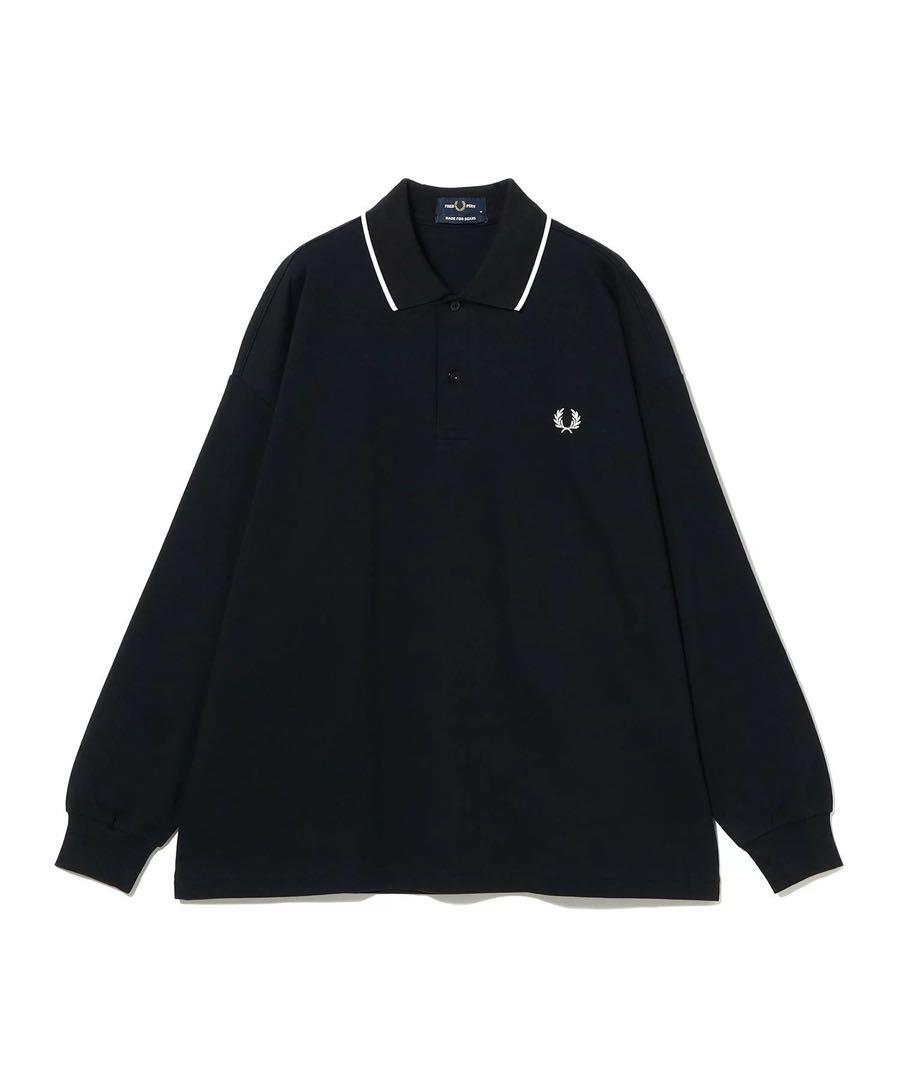 グ*ン様 FRED PERRY BEAMS 25AW ポロシャツ　長袖 Shirt FRED PERRY BEAMS 25AW ポロシャツ 長袖 通販