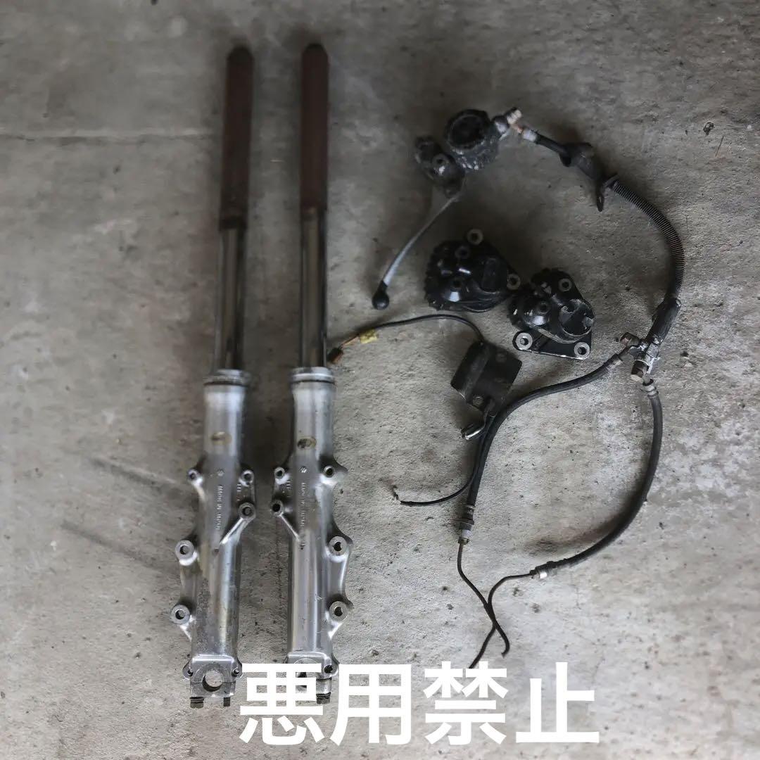 スズキ GT750 純正 フロントフォーク ダブルディスク GT380 GT550