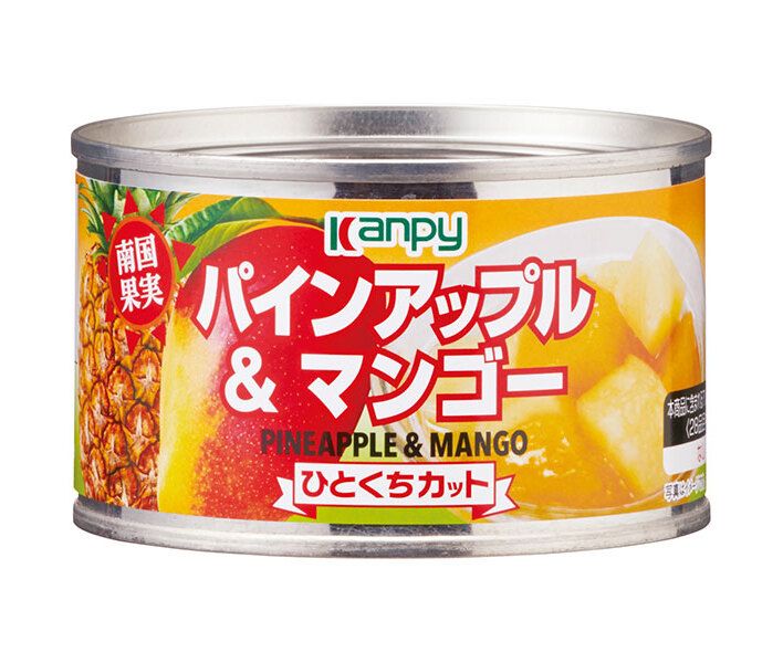マンゴー:飲料 カンピー パインアップル&マンゴー 227g缶×24個入