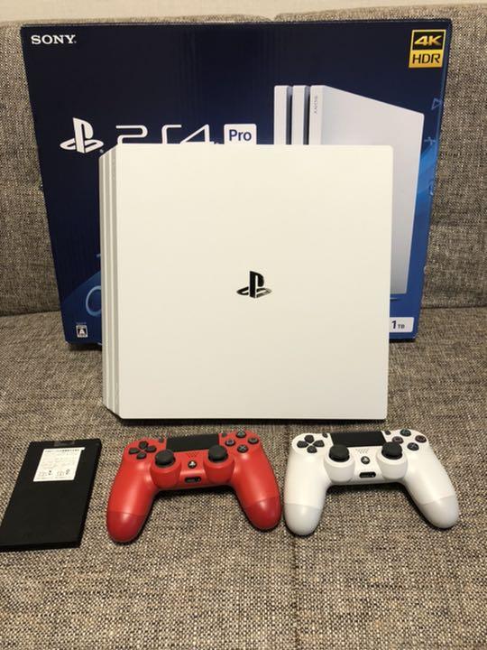 Bundle ホワイト ps4 pro 1TB PS4