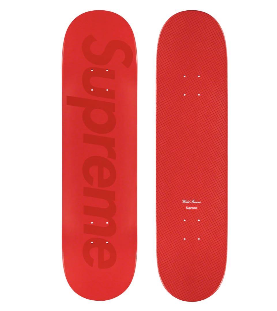 Supreme22SSアンカットボックスロゴスケートボード レッド Supreme Uncut Box Logo Skateboard (SS22) - $68