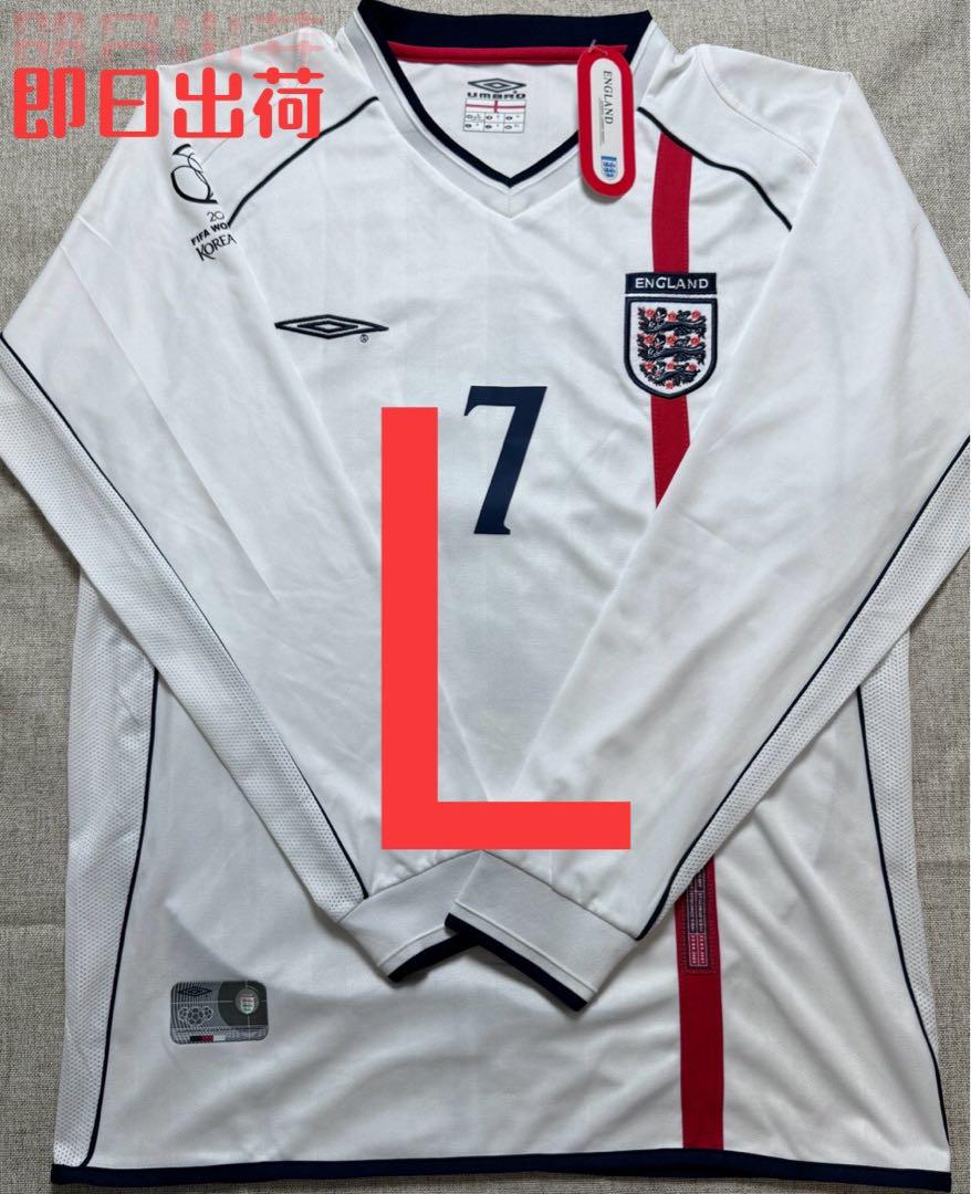 2002年日韓ワールドカップ イングランド代表 No.7 ベッカム l 2002
