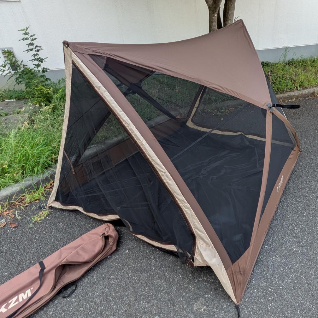 1〜2人用 KZM Trion トリオンテント ワンタッチテント 3～4人用