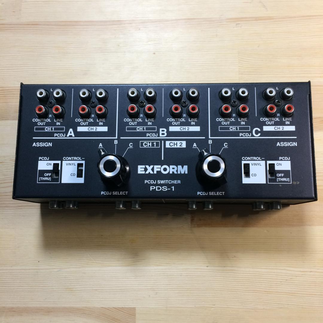 DJ機材 EXFORM PDS-1 EXFORM / PDS-1s PCDJ SWITCHER スイッチャー セレクター