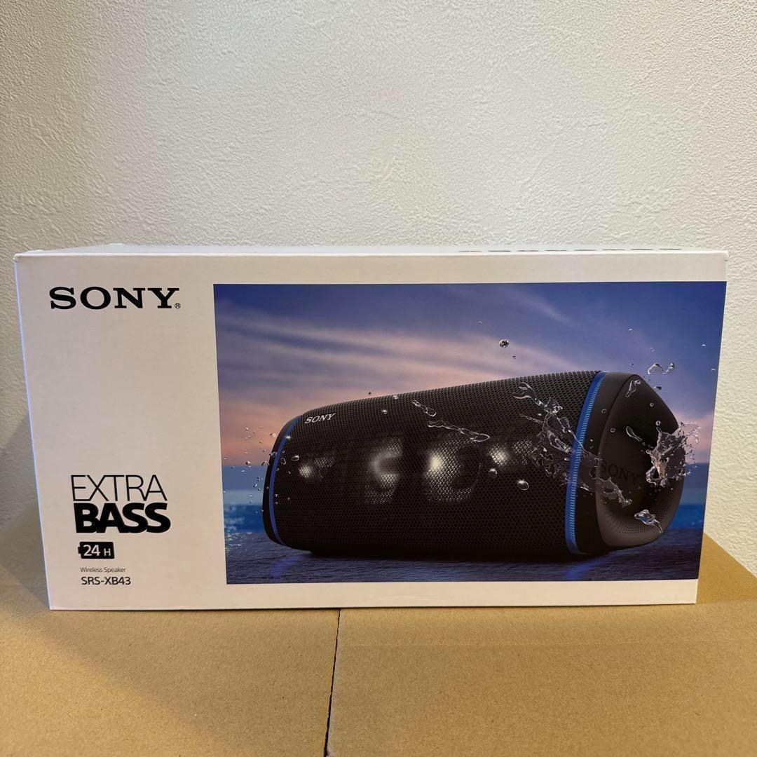 スピーカー・ウーファー Sony SRS-XB43 ソニー SRS-XB43 BC ワイヤレスポータブルスピーカー ブラック