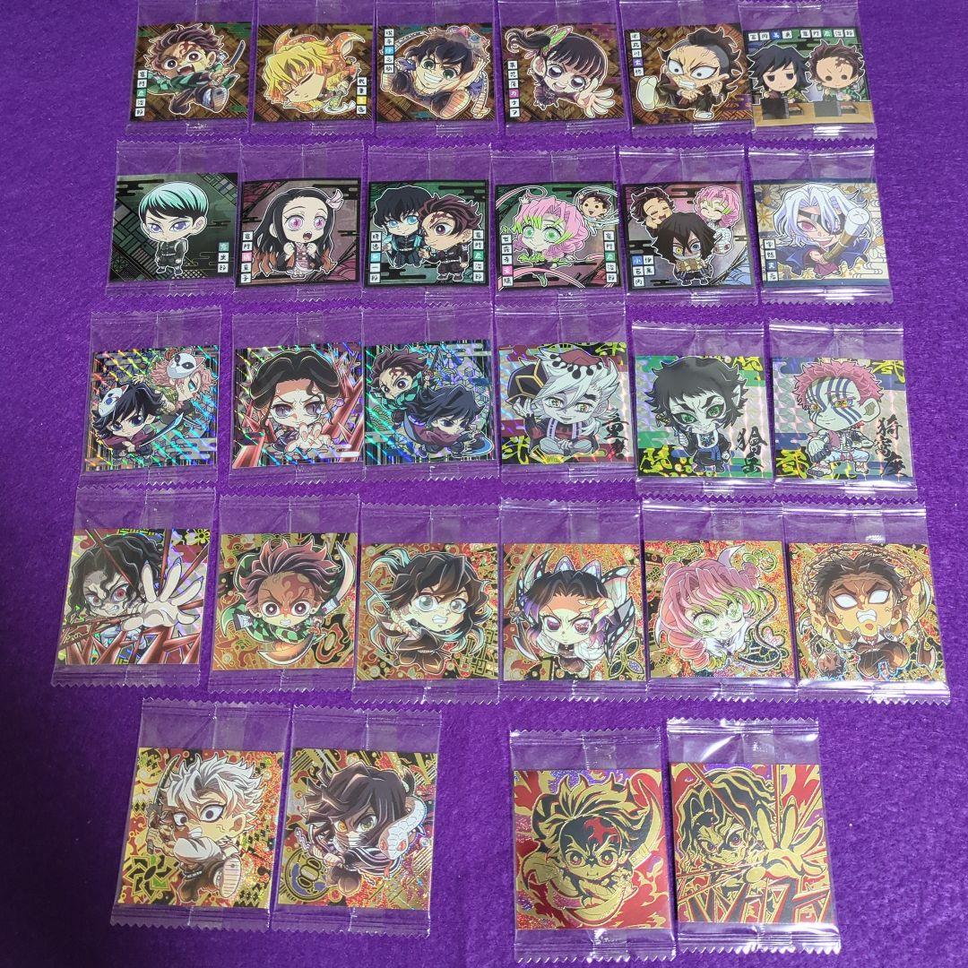 鬼滅の刃 シールウエハース13 全32種類フルコンプセット 裏面極レア冨岡義勇 鬼滅の刃 シールウエハース13 全32種類フルコンプセット 裏面極